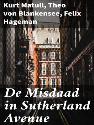 cover image of De Misdaad in Sutherland Avenue